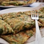 Gözleme – Eating traditional Turkish food Gözleme – Eating traditional Turkish food