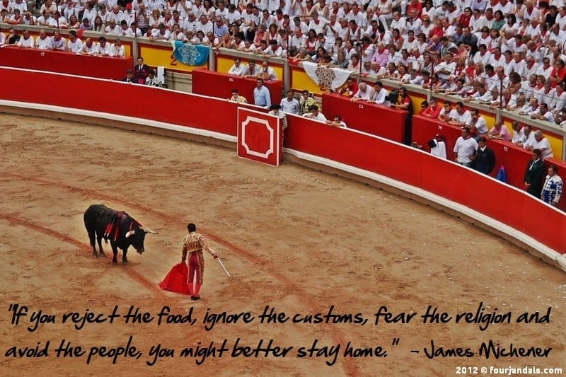 Program From Bullfight Spain