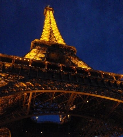 Eiffel Tower at Night, Paris