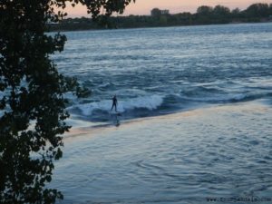 River Surfing in Montreal Canada