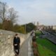 View from York City Wall to the Minster