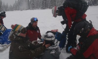 Broken Collarbone on Marmot Basin Ski Area