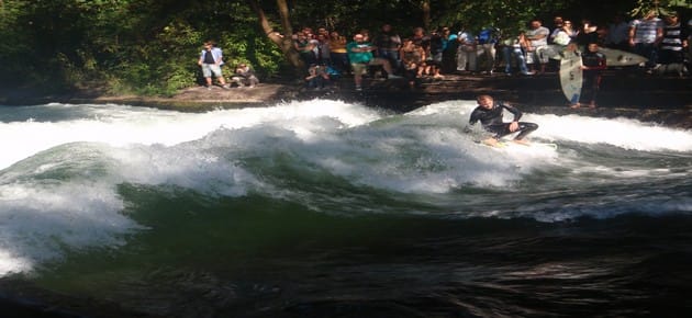 Surfing in Munich