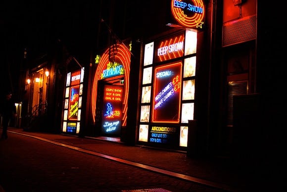 Amsterdam peep show Sex Palace