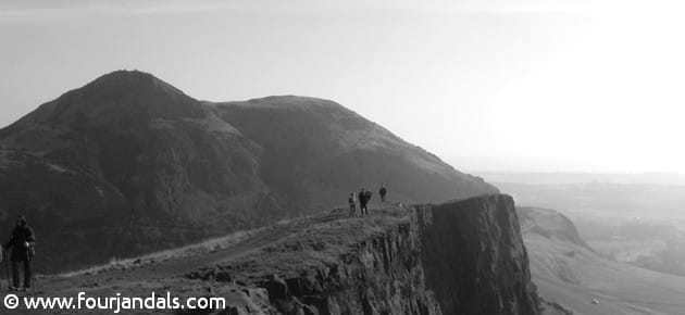 Outdoor Activities in Edinburgh, Arthurs Seat walk in Holyrood Park