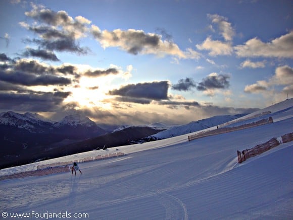 Marmot Basin Ski Area Winter Sunrise