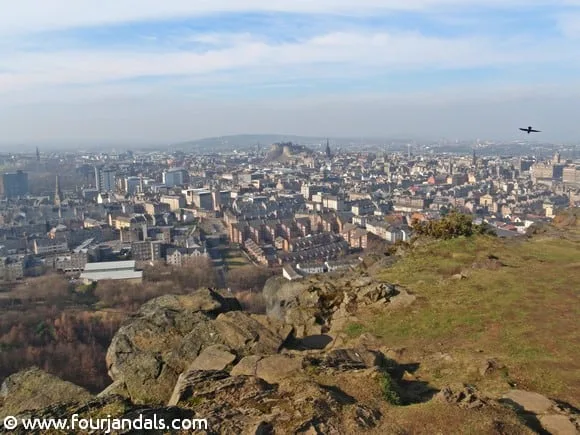View of Edinburgh Castle from Arthurs Seat View of Edinburgh Castle from Arthurs Seat