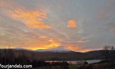 Sunrise over Loch Tay Scotland