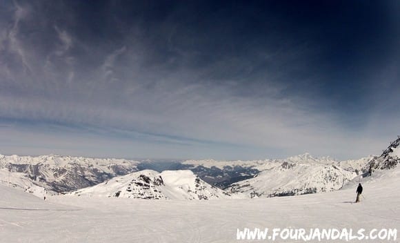 Skiing Three Valleys