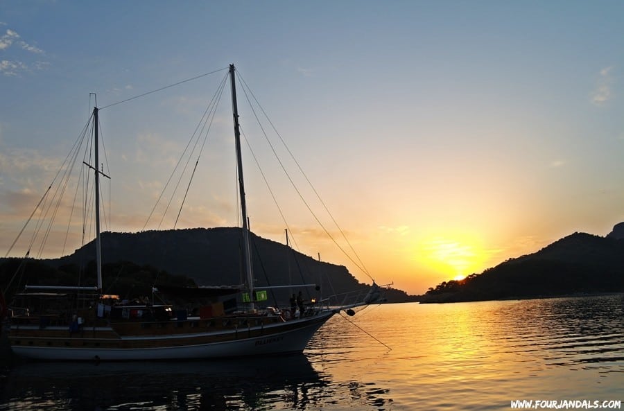 Sunset Busabout Sail Turkey