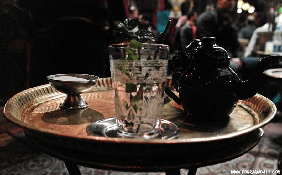 Mint Tea in Egypt Bazaar Mint Tea in Egypt