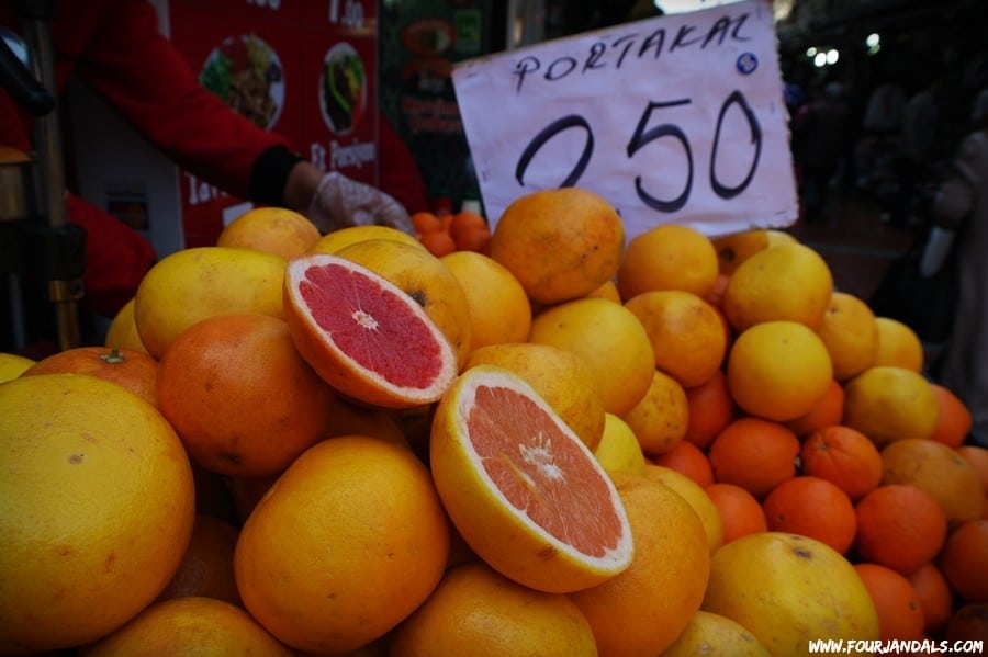 Oranges Istanbul Spice Market