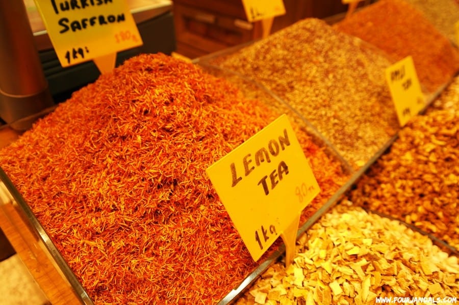 Spices in Istanbul Market