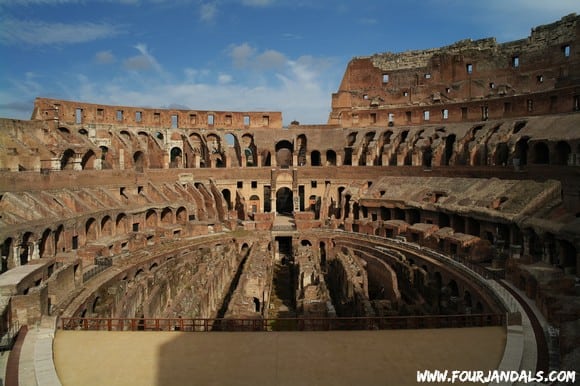 Visiting Ancient Roman Colosseum