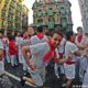 Running with the Bulls in Pamplona