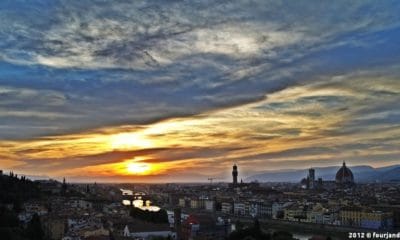 Florence sunset photos