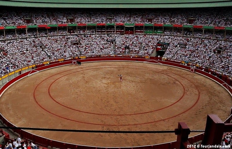 Bullfighting in Spain Pamplona