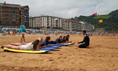 Learning to surf, Stoke Travel Surf Camp,