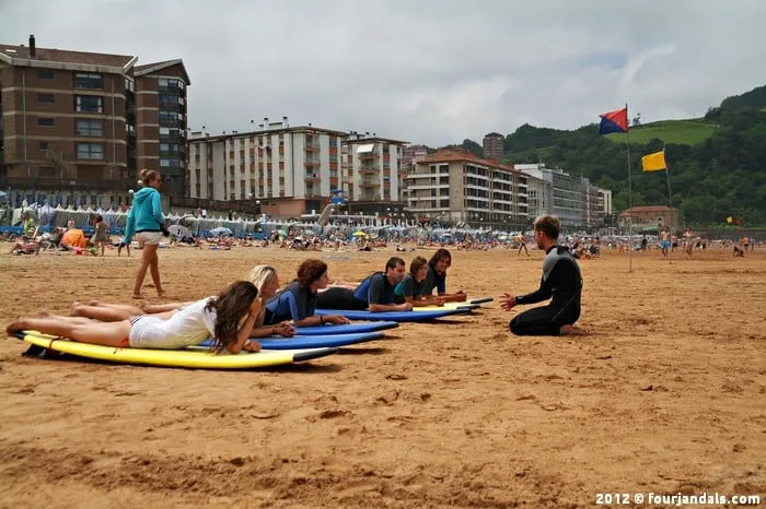 A day at a Stoke Travel surf camp 1 Learning to surf, Stoke Travel Surf Camp,