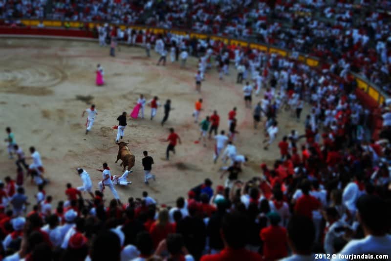 Running with the Bulls Pamplona