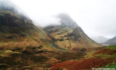 Scenic drive in Scotland Glencoe