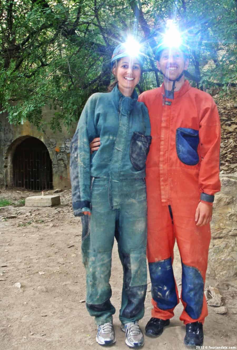 Four Jandals Caving in Budapest