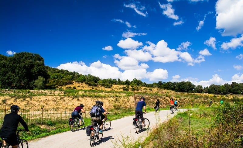 Biking the Rail Trail in Costa Brava