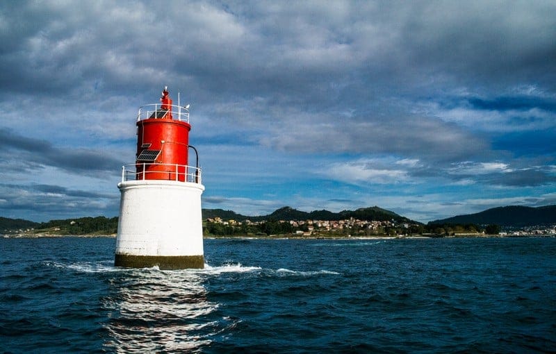 Lighthouse Islas Cies Las Islas Cies, Cies Island, Vigo, Galicia