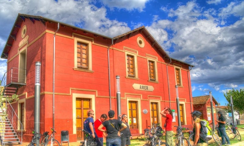 Rail Trail Train Station Costa Brava