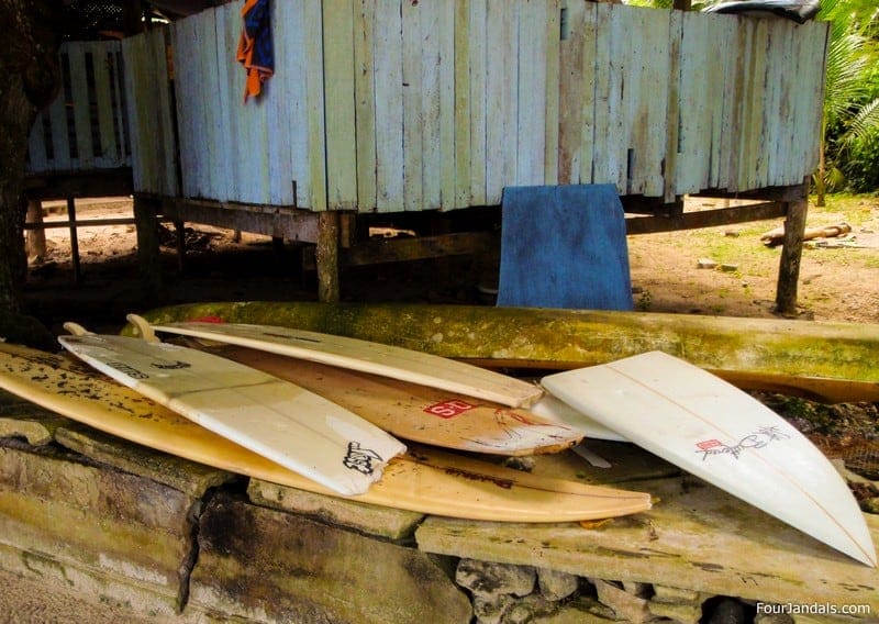 Broken Boards Surfing in Samoa