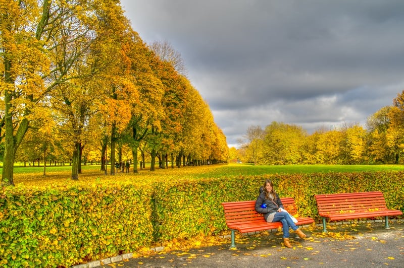 Adela Vigeland Park Oslo Autumn Colours