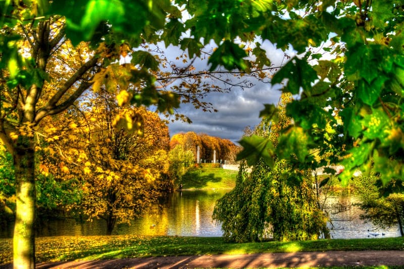 Oslo Norway Vigeland Park Autumn