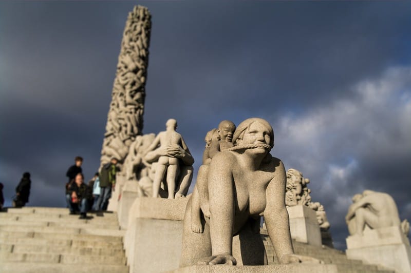 All you can eat Buffet, Oslo, Vigeland Park