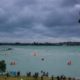 Auckland Harbour Swim start line