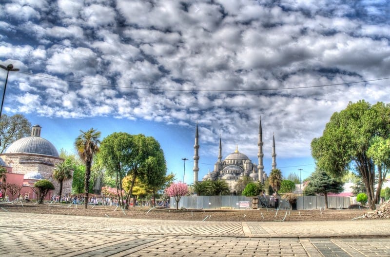 Blue Mosque Istanbul Sultan Ahmed HDR