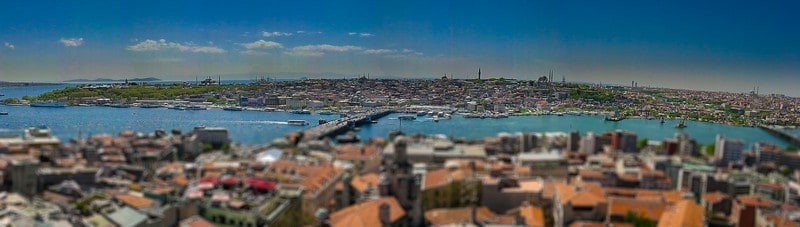 Istanbul Panorama from Tower Galata