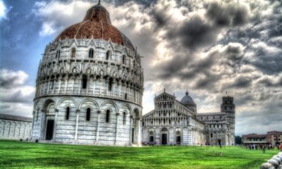Leaning tower of Pisa, HDR, Italy