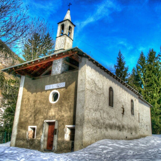 Local Church in Villard Dessus, Seez, France