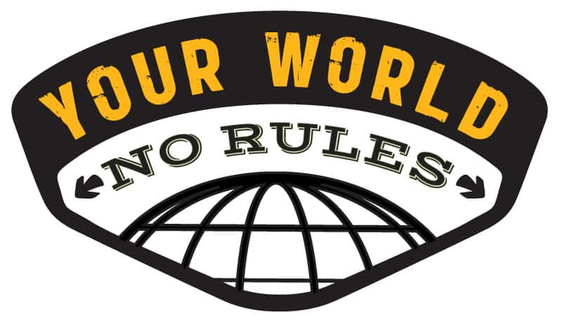 Your World. No Rules. Logo