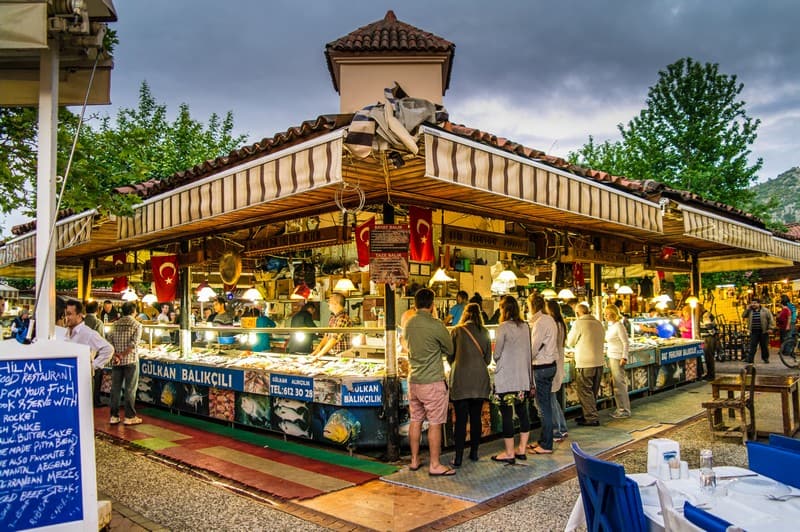 Devouring seafood at the Fethiye Fish Market 31 Restaurants in Fethiye