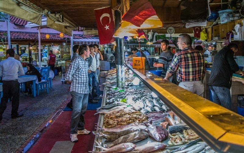 Devouring seafood at the Fethiye Fish Market 55 Restaurants in Fethiye, Fethiye Fish Market, Fethiye Restaurants, Trip Advisor Fethiye