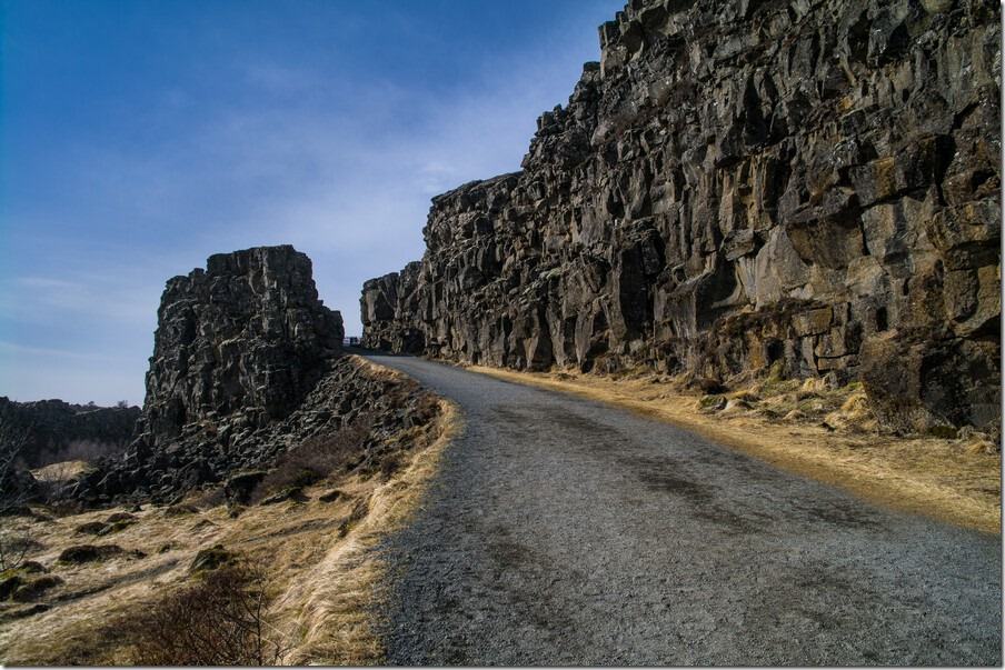 Silfra Tectonic Plates splitting in Iceland