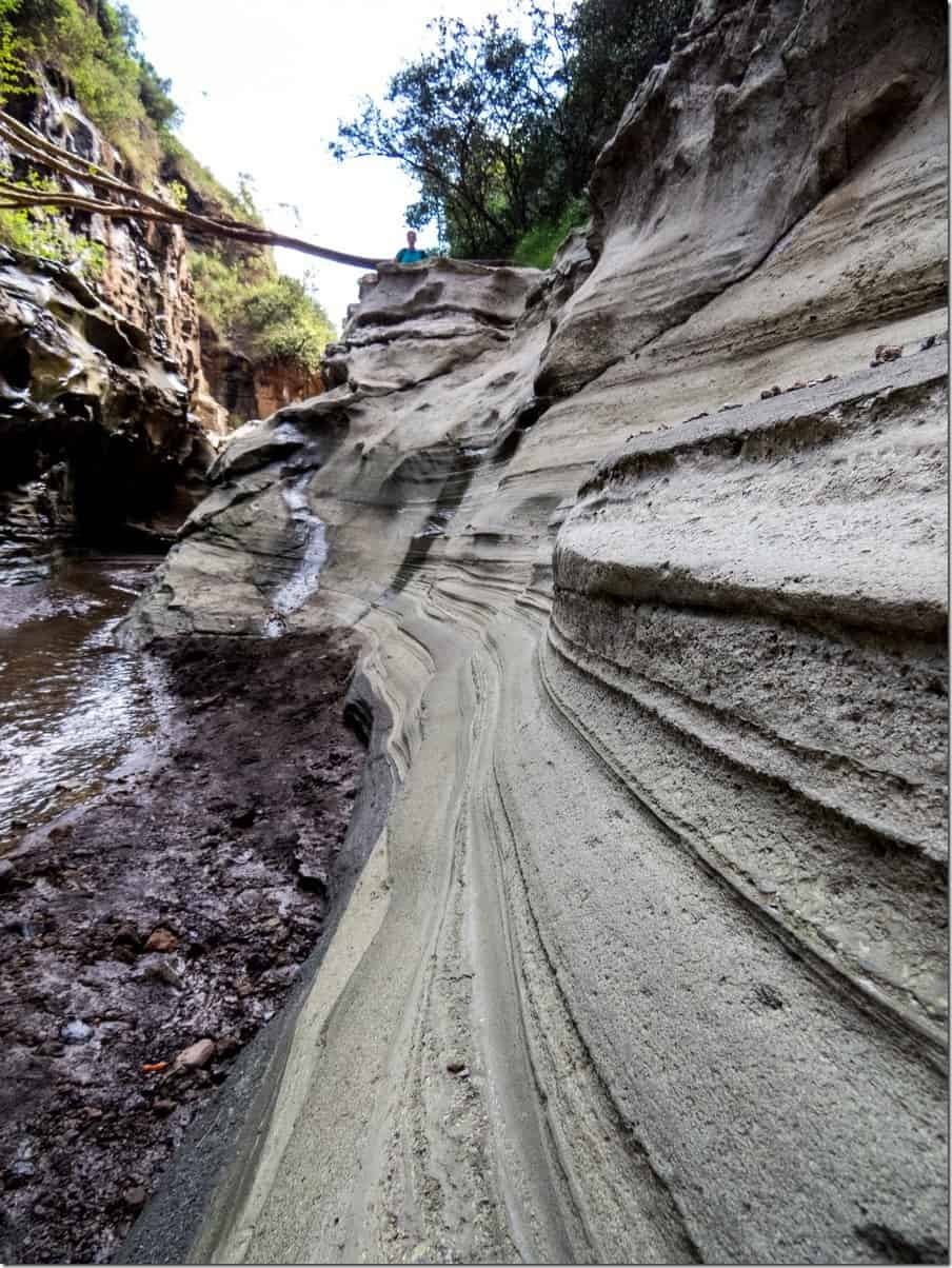 Canyon in Hells Gate National Park, Kenya