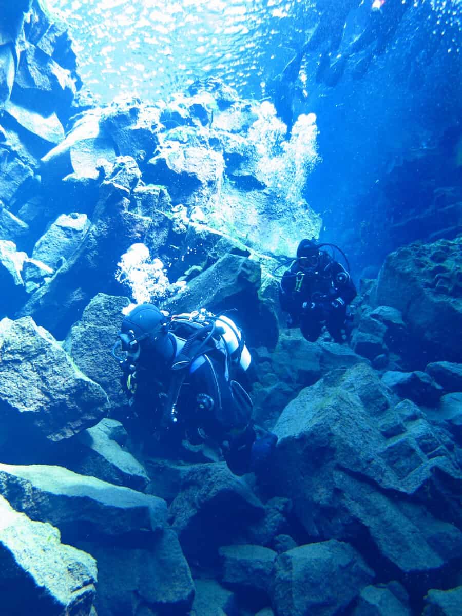 Scuba diving in Iceland Silfra