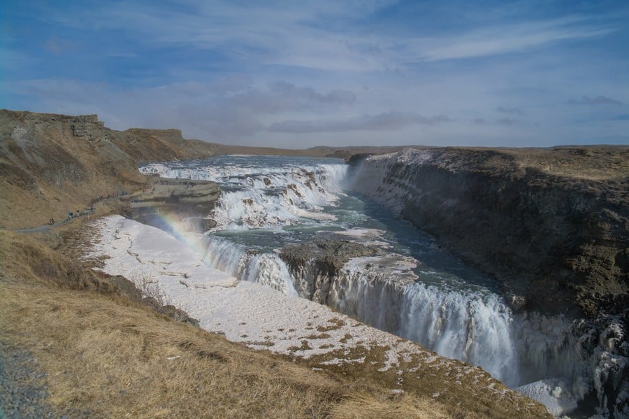 Visiting Gulfoss Falls Self Drive the Golden Circle in One Day