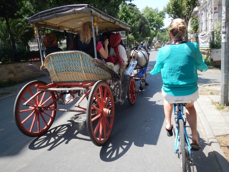 Horse drawn carts Büyükada Island