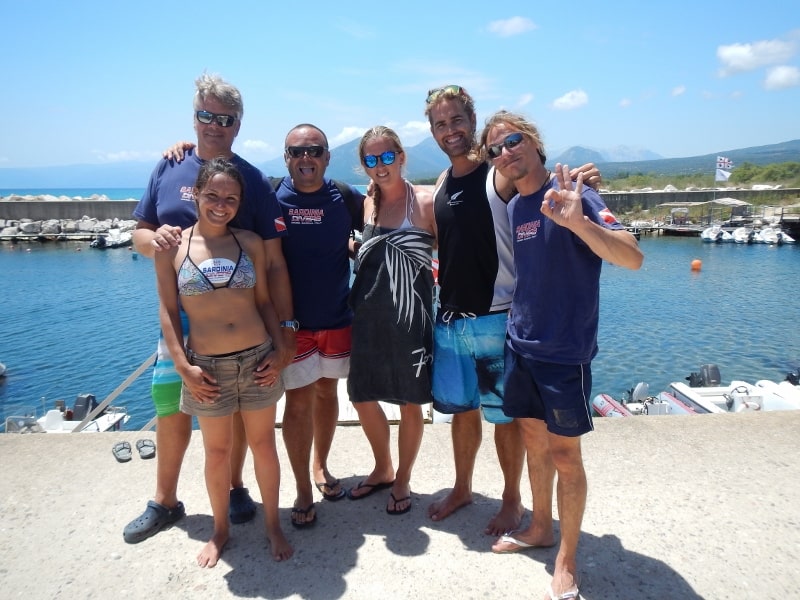 The Sardinia Divers Team