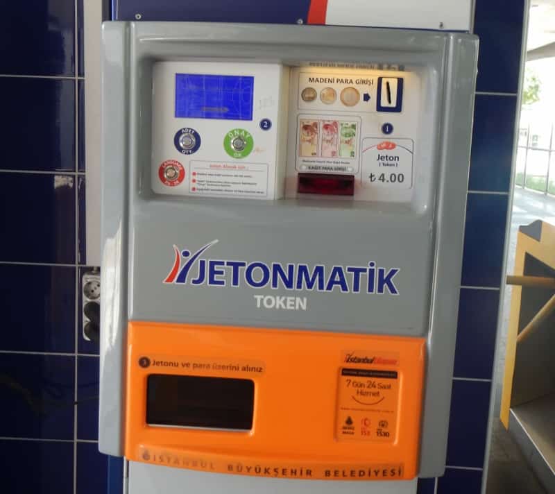 Istanbul ticket machine