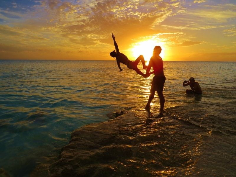 Long Island Bahamas sunset