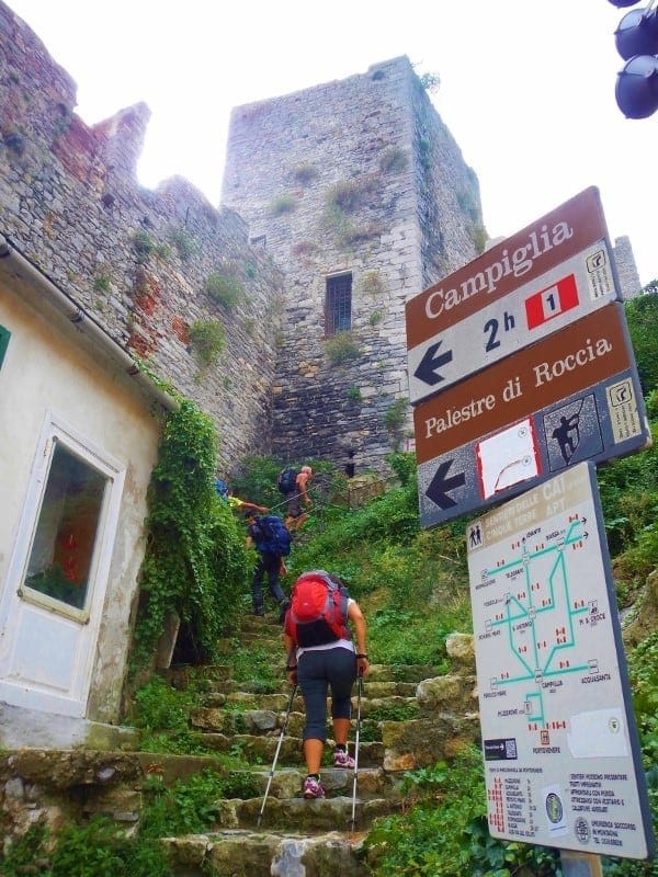 Start of the track at Porto Venere